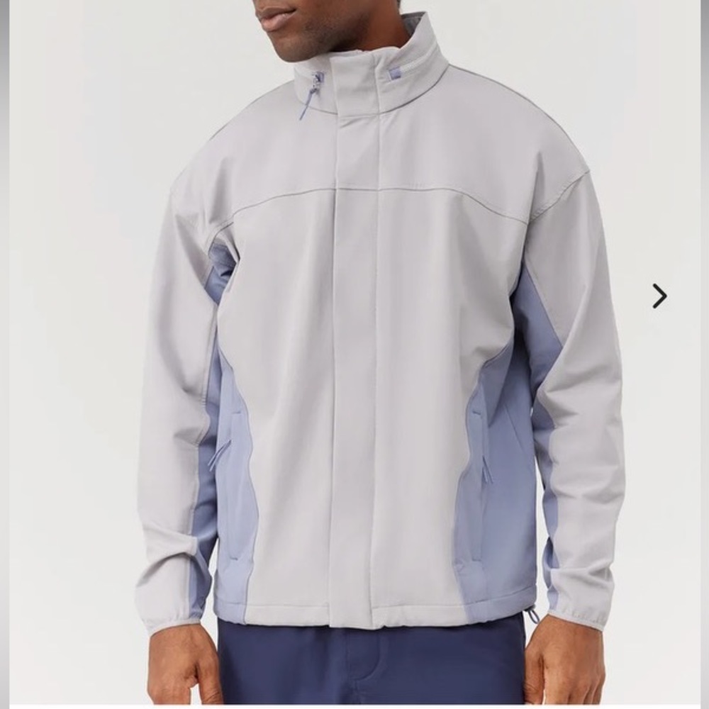 Outdoor Voices Rec-Trek Zip-Up in Goethite/Purple Mountain, XS